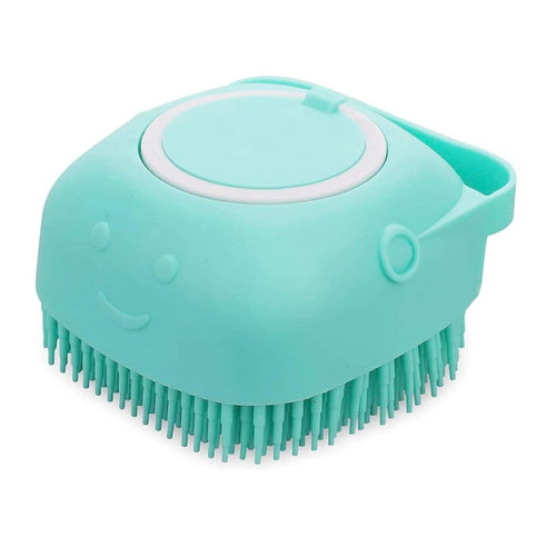 Silicone bath massage brush for dogs