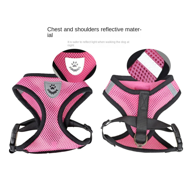 Reflective Pet Harness & Leash Set